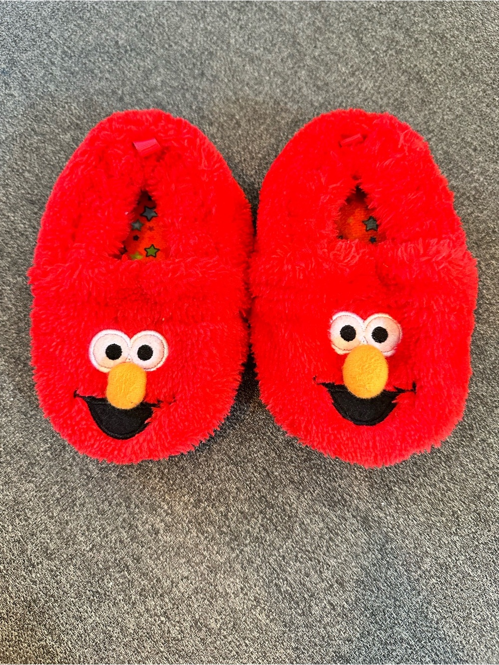 🤑EU Sesame Street Elmo Fuzzy Plush Slipper🤑